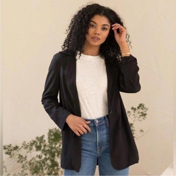 Able Jackets & Blazers - ABLE Black Women's Blazer NWT Medium Micah Drapey